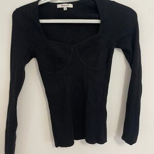 Madewell black long sleeve